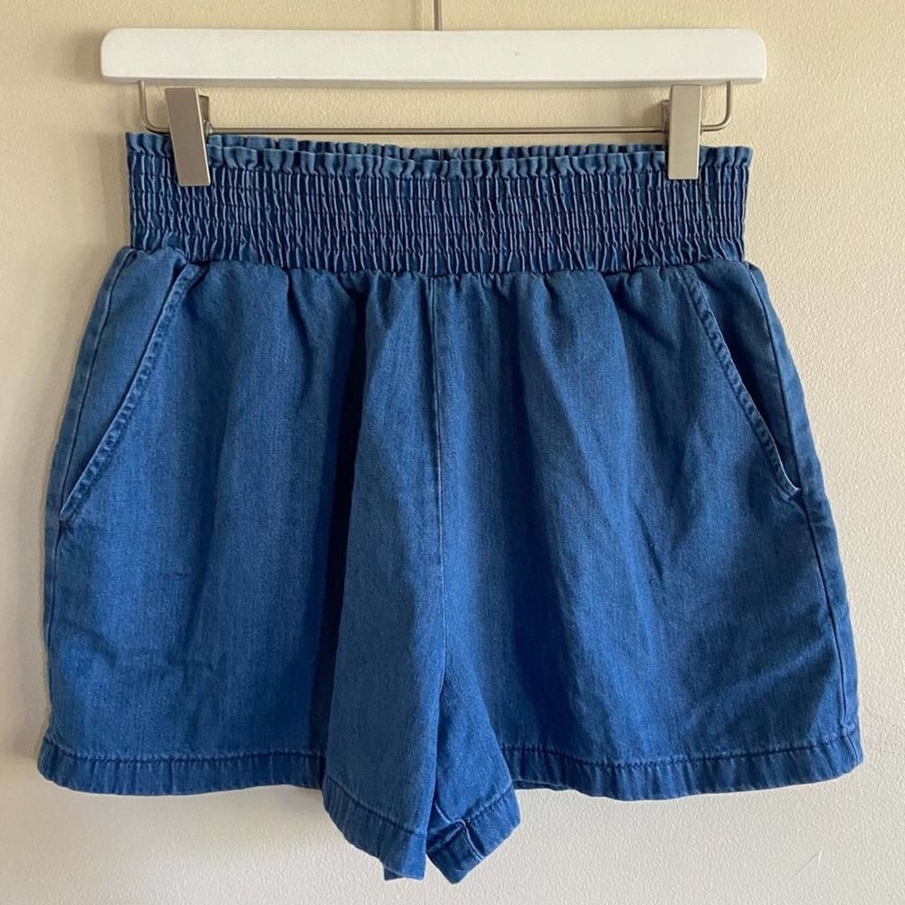 Blue Denim Women's Shorts